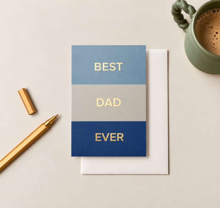 Best Dad Ever Greetings Card