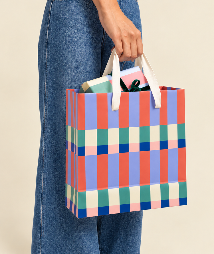COLOUR BLOCK GIFT BAG