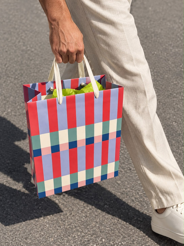 COLOUR BLOCK GIFT BAG