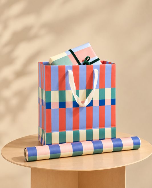 COLOUR BLOCK GIFT BAG