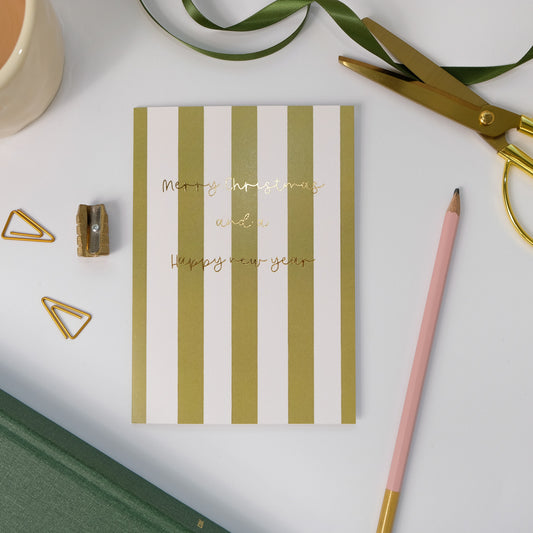 STRIPE MERRY CHRISTMAS