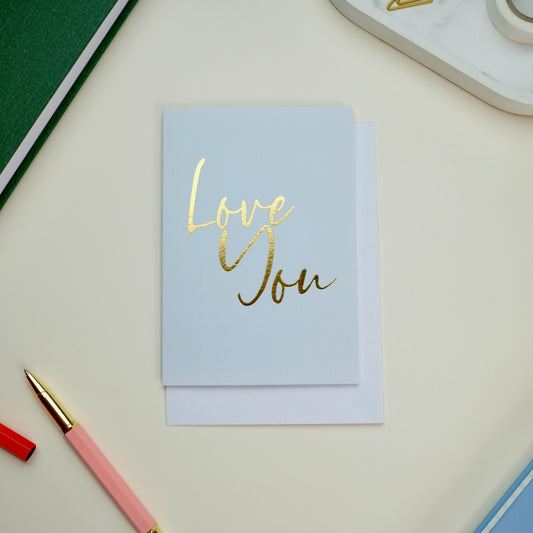 LOVE YOU CARD