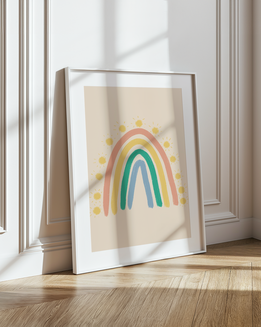 SUNSHINE & RAINBOWS PRINT